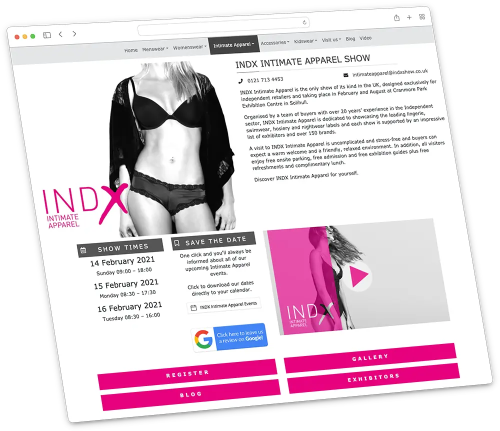 INDX Intimate Apparel